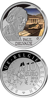 Paul Delvaux 10 euro België 2012 Proof
